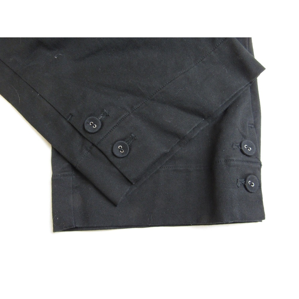 The Limited Crop Pants Drew Fit Career Capri Black Button Hems Women's Size 10